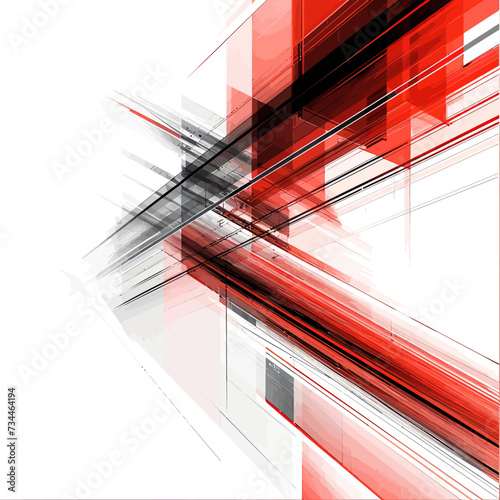modern style red colors