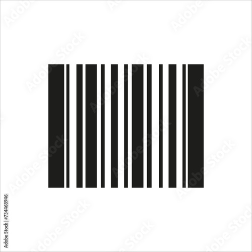 A black and white barcode on a white background