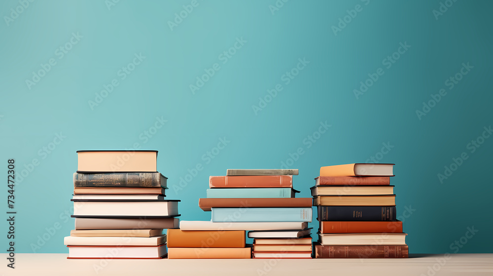 Books background, ideal for educational or literary themes