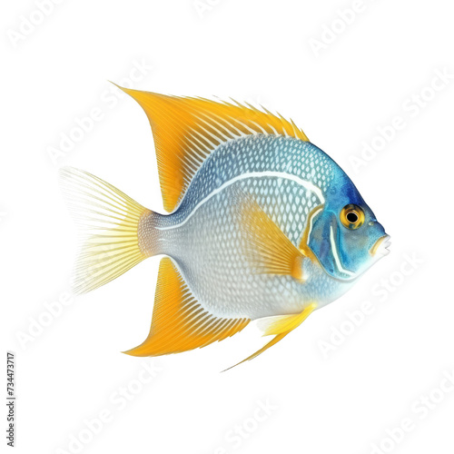 Angelfish PNG Cutout, Generative AI