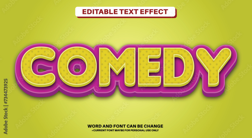 Stylist 3D Sticker Fully Editable Text Effect - Comedy Stylist 3D Sticker Fully Editable Text Effect - Comedy