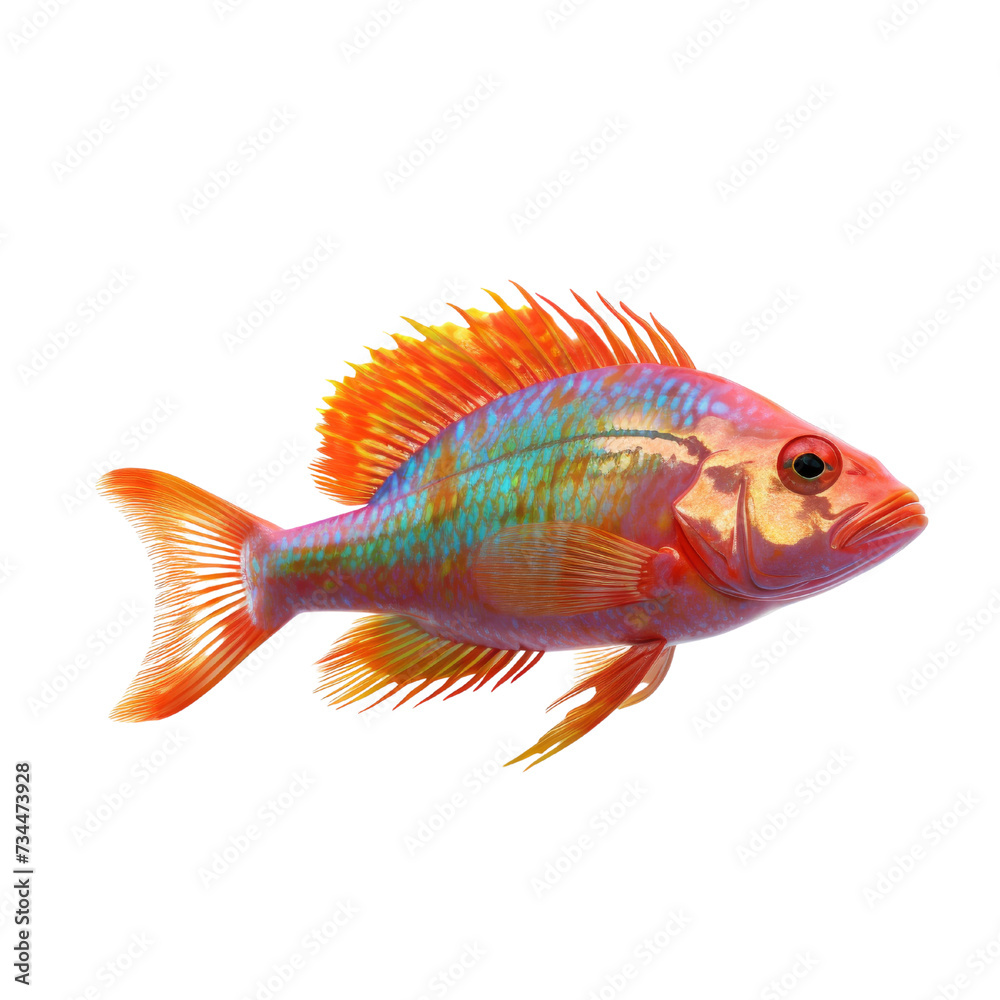 Fototapeta premium Anthiinae PNG Cutout, Generative AI