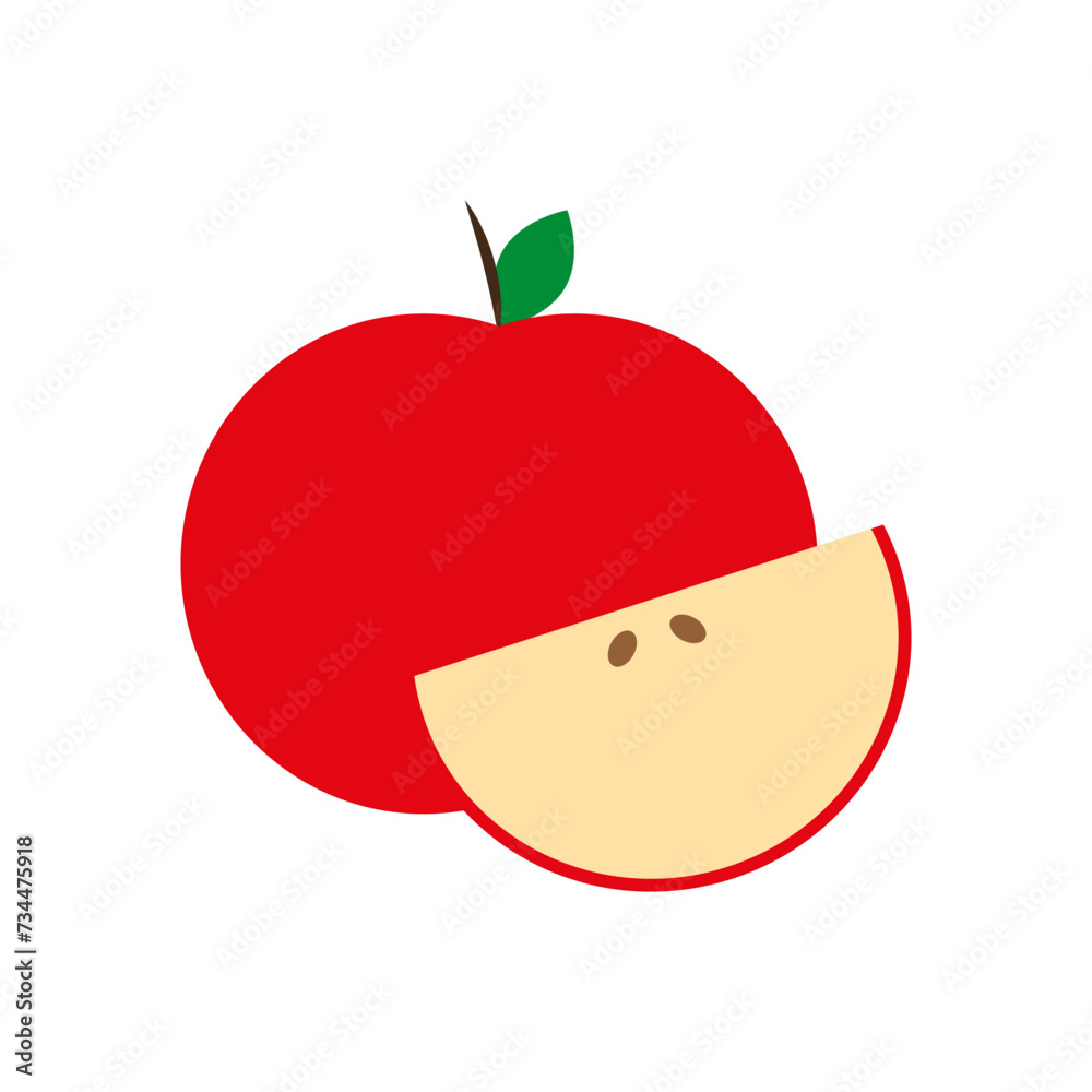 Obraz premium A happy hand holding a freshly picked red apple from a tree, with a green leaf