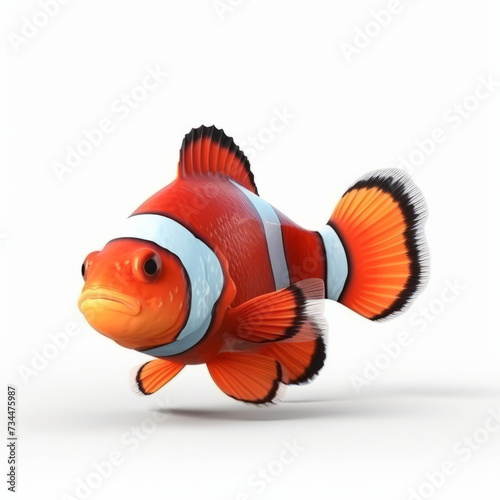 Clownfish PNG Cutout, Generative AI