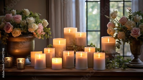 fragrance candle home decor photo