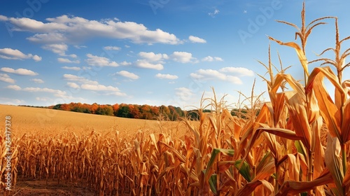 Fototapeta Naklejka Na Ścianę i Meble -  cob fall corn