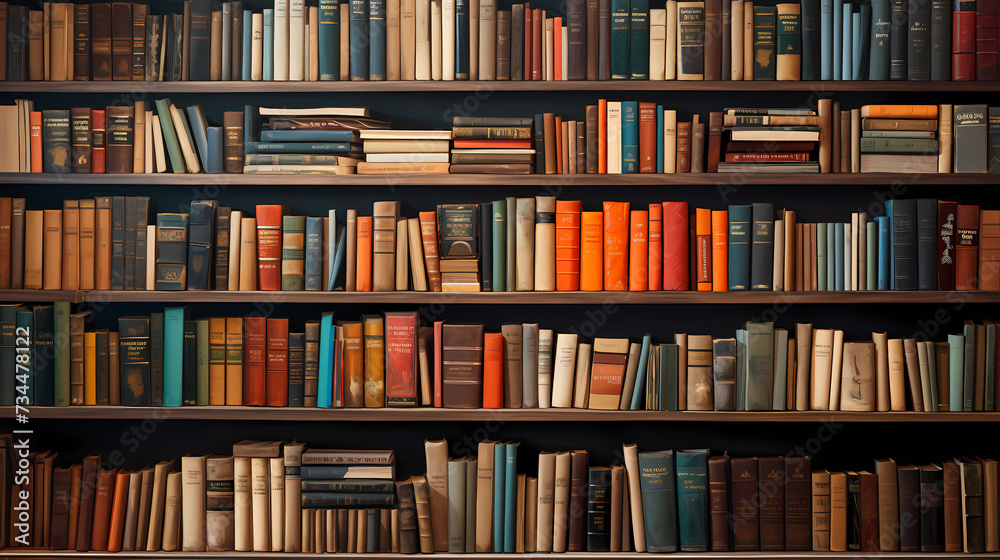 Books background, can be used to depict education, knowledge, learning or library themes Books background, can be used to depict education, knowledge, learning or library themes
