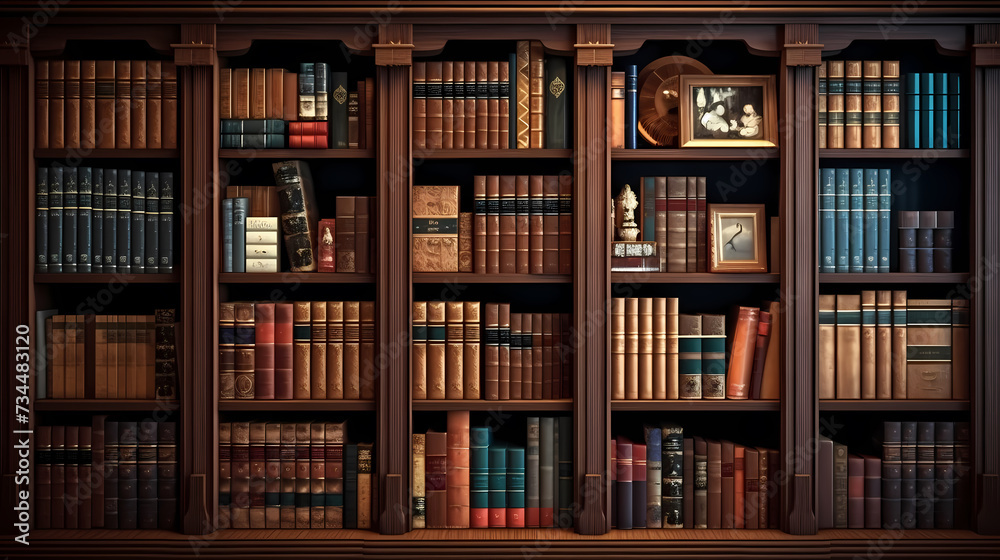 Books background, can be used to depict education, knowledge, learning or library themes Books background, can be used to depict education, knowledge, learning or library themes
