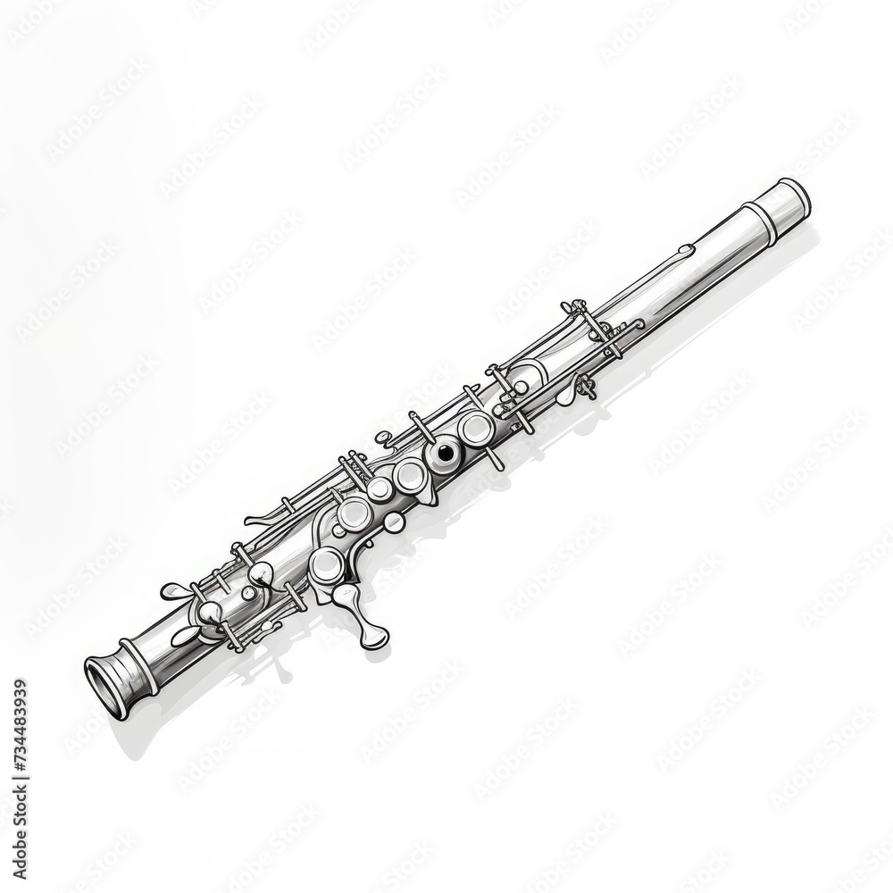 Fototapeta premium Outline Acoustic music classics Band