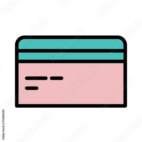 Free Download Identity Profile Card Filled Outline Icon - GFXLoad