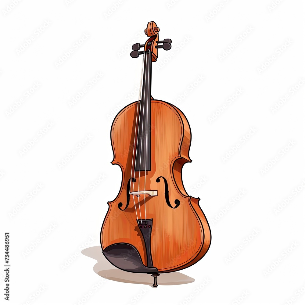 Obraz premium Outline Acoustic music classics Band