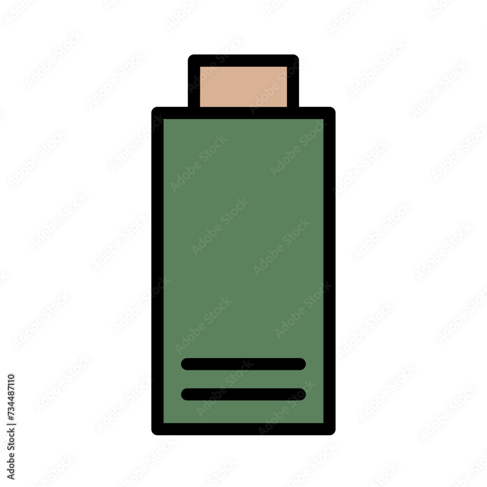 App Battery Essential Filled Outline Icon App Battery Essential Filled Outline Icon