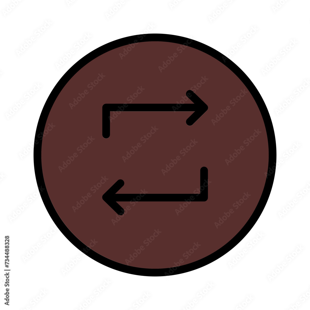 Arrow Direction Move Filled Outline Icon Arrow Direction Move Filled Outline Icon