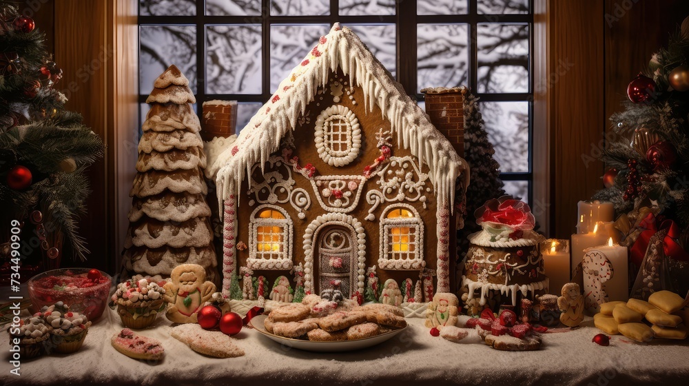 baking gingerbread holiday