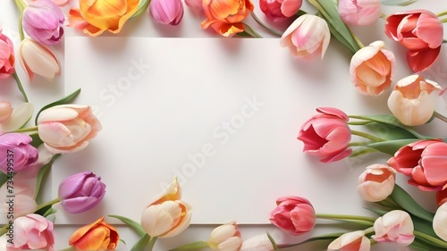 Elegant Floral Background for Invitations. abstract and floral background with butterflies, ideal for elegant greeting cards or wedding invitations, valentine's day, mother's day, women's day, ai