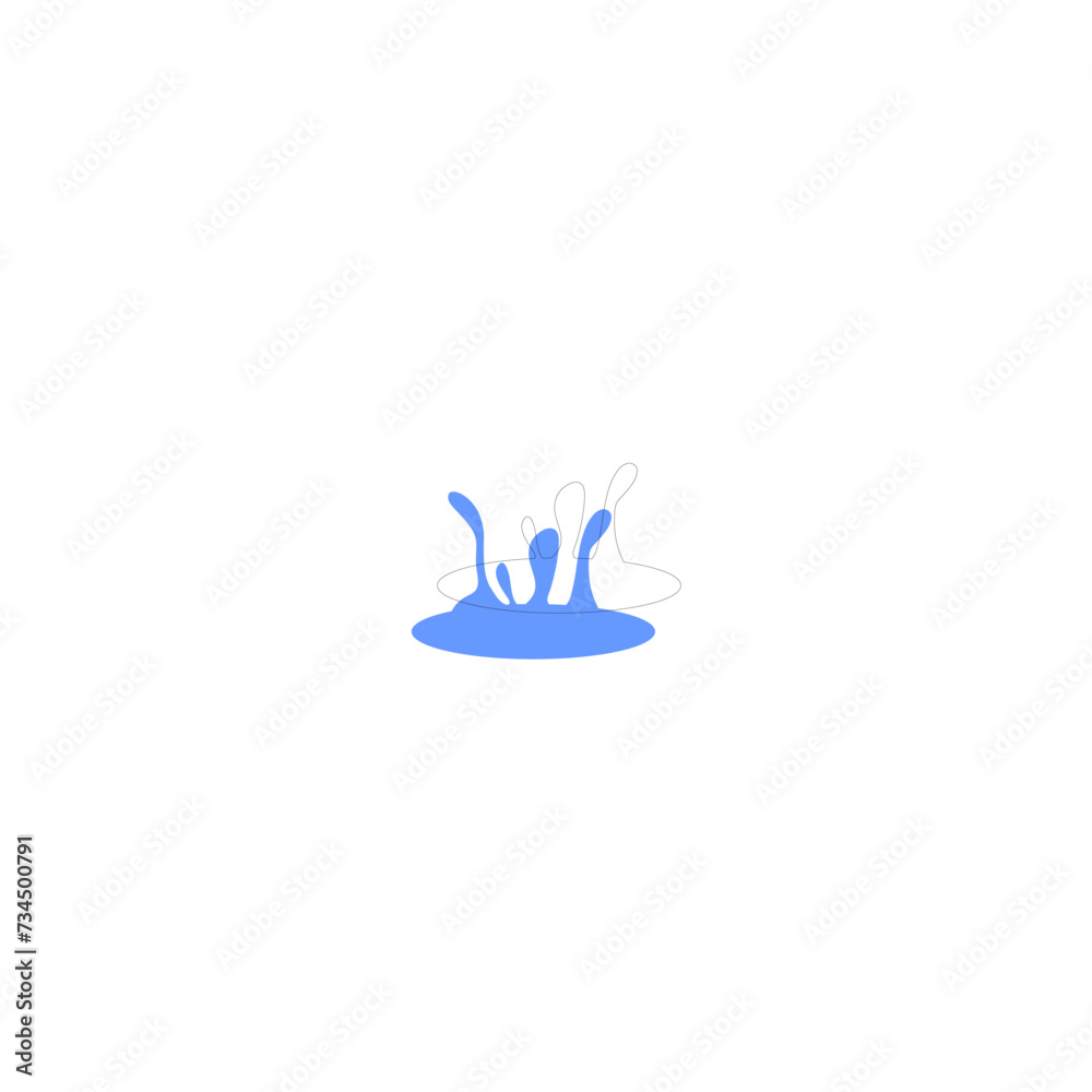 blue splash vector element vector blue splash vector element vector