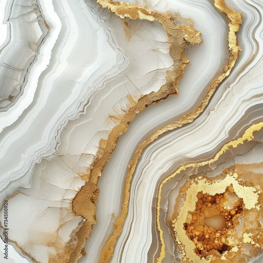 A detailed geode texture displaying intricate patterns and golden accents. A detailed geode texture displaying intricate patterns and golden accents.