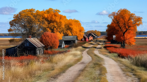 Embracing Rustic Beauty  Serene Countryside Villages