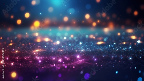 Abstract colorful bokeh background, valentine day, holiday, new year background design.