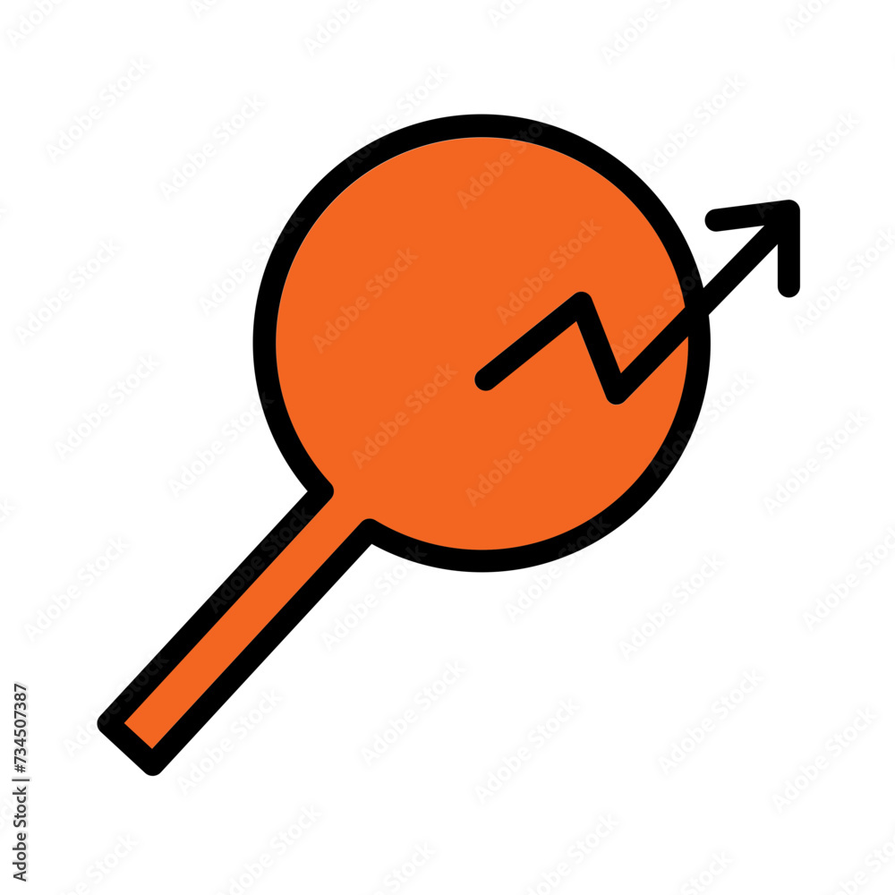 Arrow Chart Data Filled Outline Icon Arrow Chart Data Filled Outline Icon