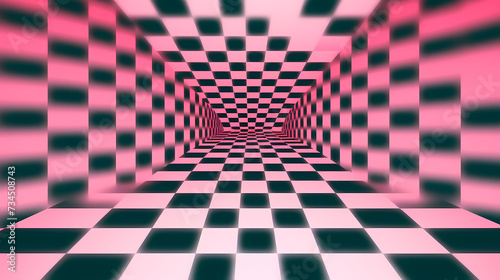 Optical illusion, optical art abstract background