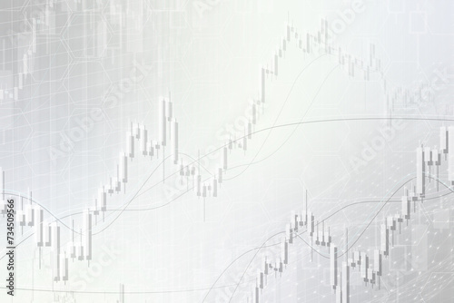 経済のイメージ背景 素材、株や為替、FXの背景イラスト photo