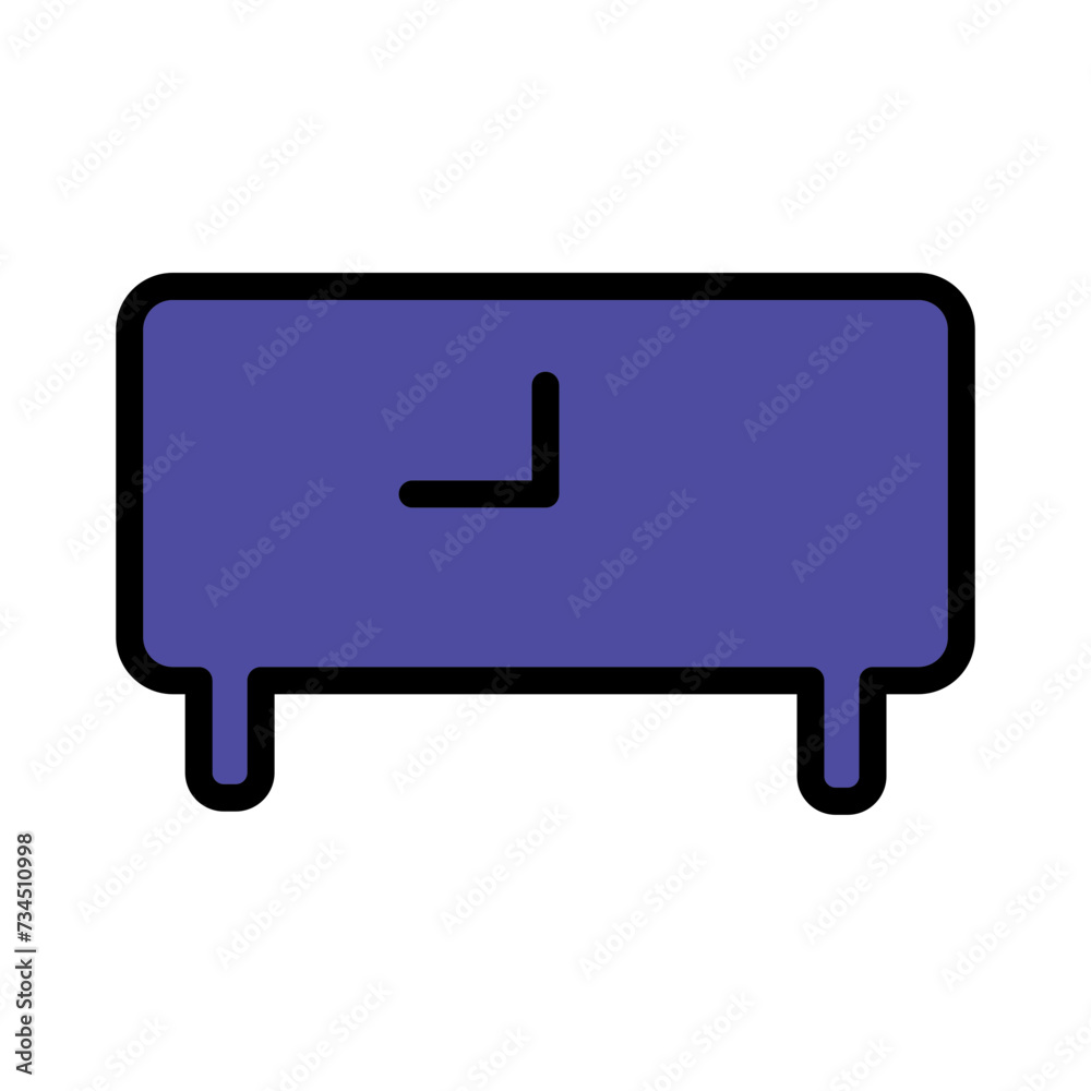 Clock Count Hour Filled Outline Icon Clock Count Hour Filled Outline Icon