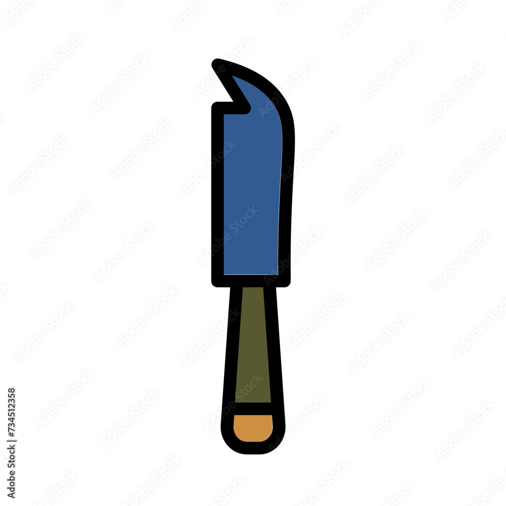 Knife Cutlery Kitchen Filled Outline Icon Knife Cutlery Kitchen Filled Outline Icon