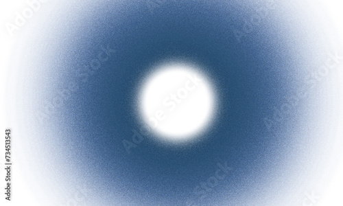 dark blue grainy noise effect texture circle frame