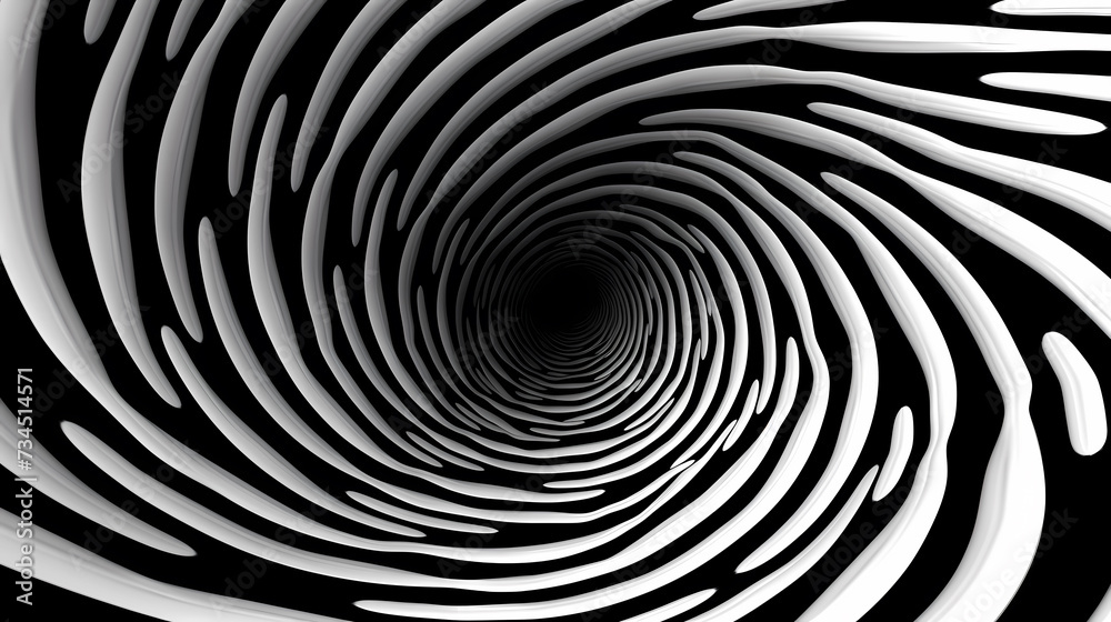 Obraz premium Optical illusion, charming abstract pattern background