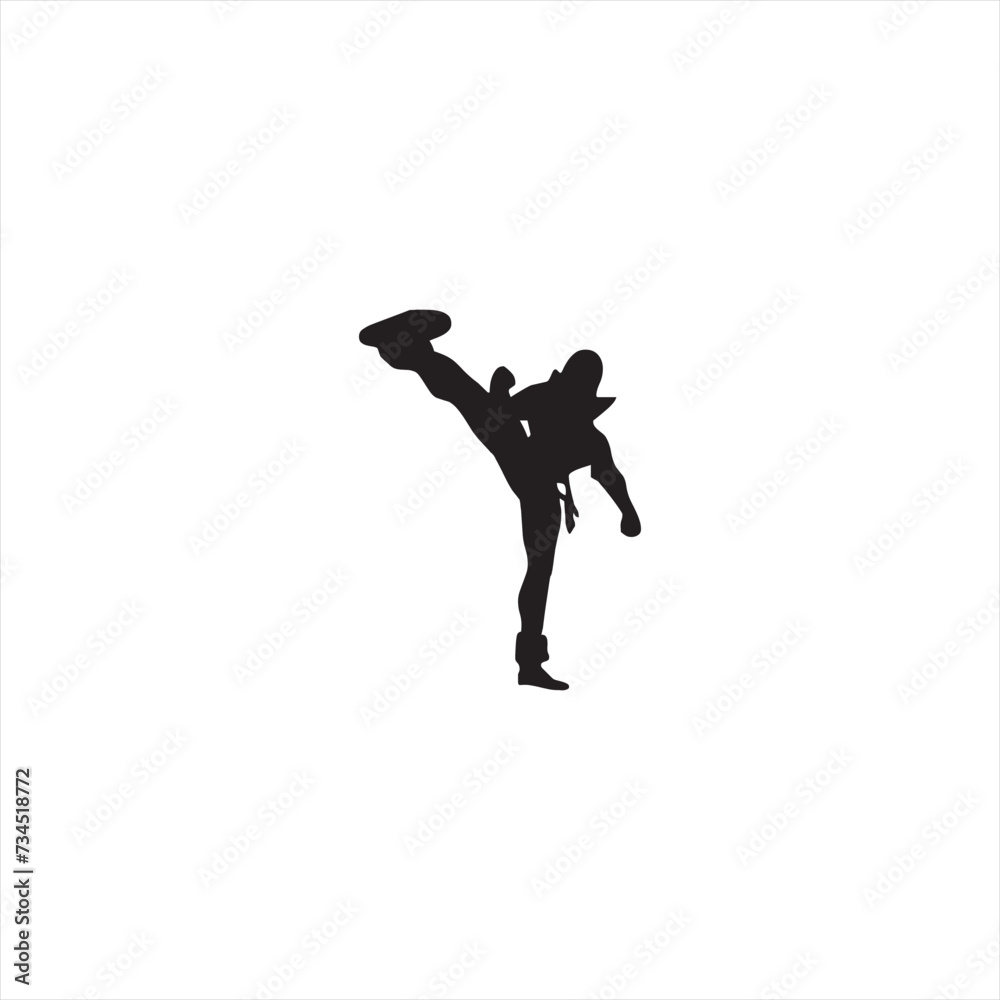 Illustration vector graphic of karate icon