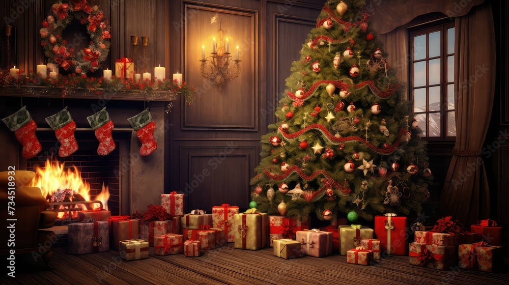 celebration christmas holidays background