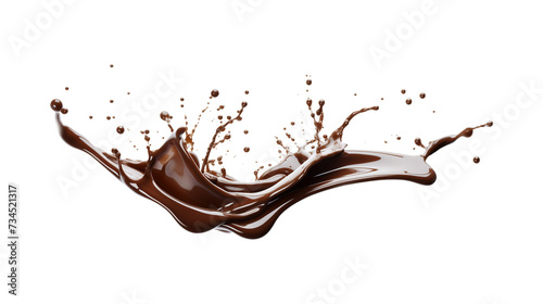 chocolate melted splash