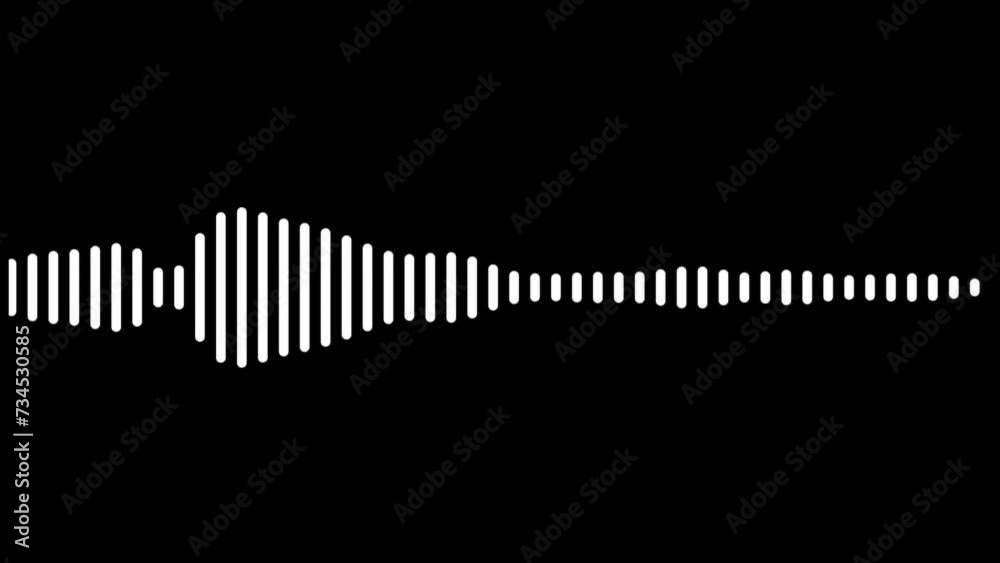 Audio spectrum animation Audio spectrum animation