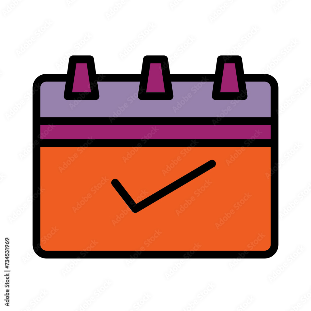 Calendar Date Office Filled Outline Icon Calendar Date Office Filled Outline Icon