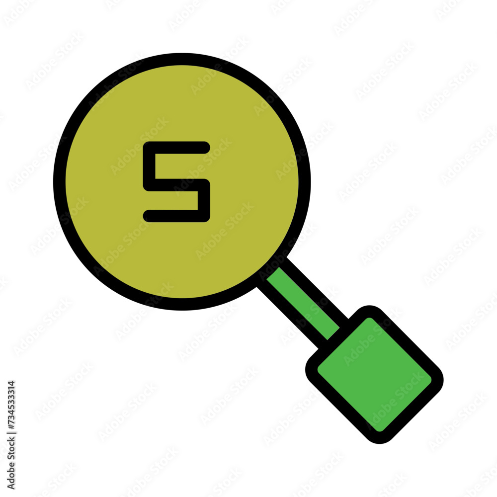 Business Finance Search Filled Outline Icon Business Finance Search Filled Outline Icon