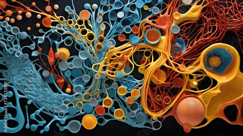 amino proteins top view photo