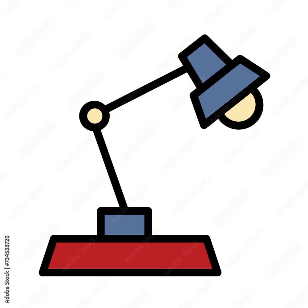 Bulb Lamp Light Filled Outline Icon Bulb Lamp Light Filled Outline Icon