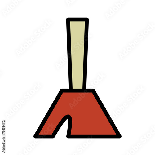 Brush Crime Law Filled Outline Icon