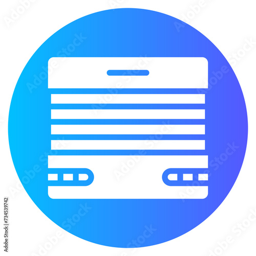 cabin gradient icon