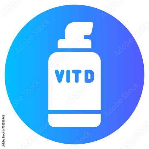 vitamin d gradient icon