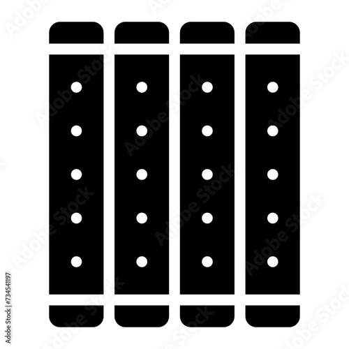 tanning lamp glyph icon
