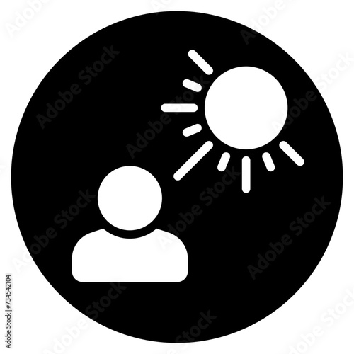 user glyph icon