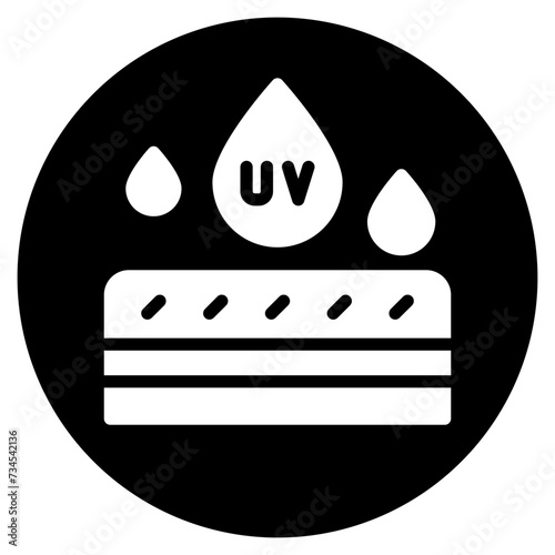 uv glyph icon