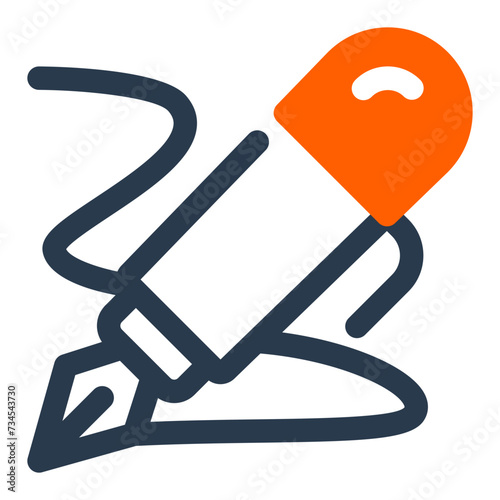 Vector Illustration of Elegant Calligraphy Art