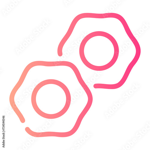 nipple protection gradient icon