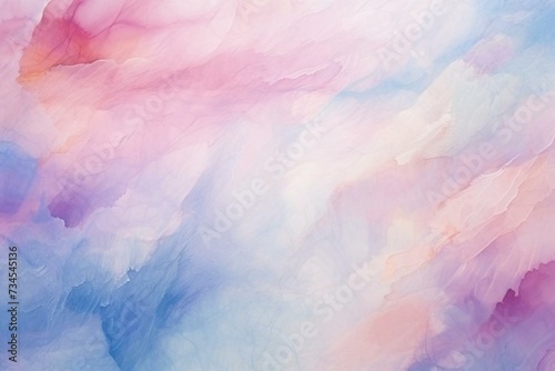 Abstract ink painting, close-up of painting, abstract scenic background with pastel colors. Very textured oil painting. Ideal for backgrounds, postcards, covers. Generative AI