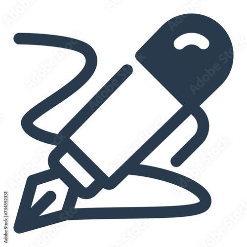 Vector Illustration of Elegant Calligraphy Art