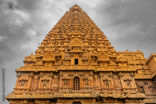 Tanjore Big Temple or Brihadeshwara Temple was built by King Raja Raja Cholan, Tamil Nadu. It is the very oldest & tallest temple in India. This is UNESCO's Heritage Site.