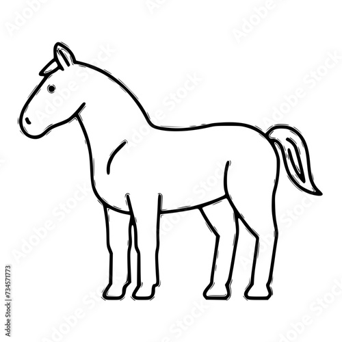 horse outline icon © 성환 이